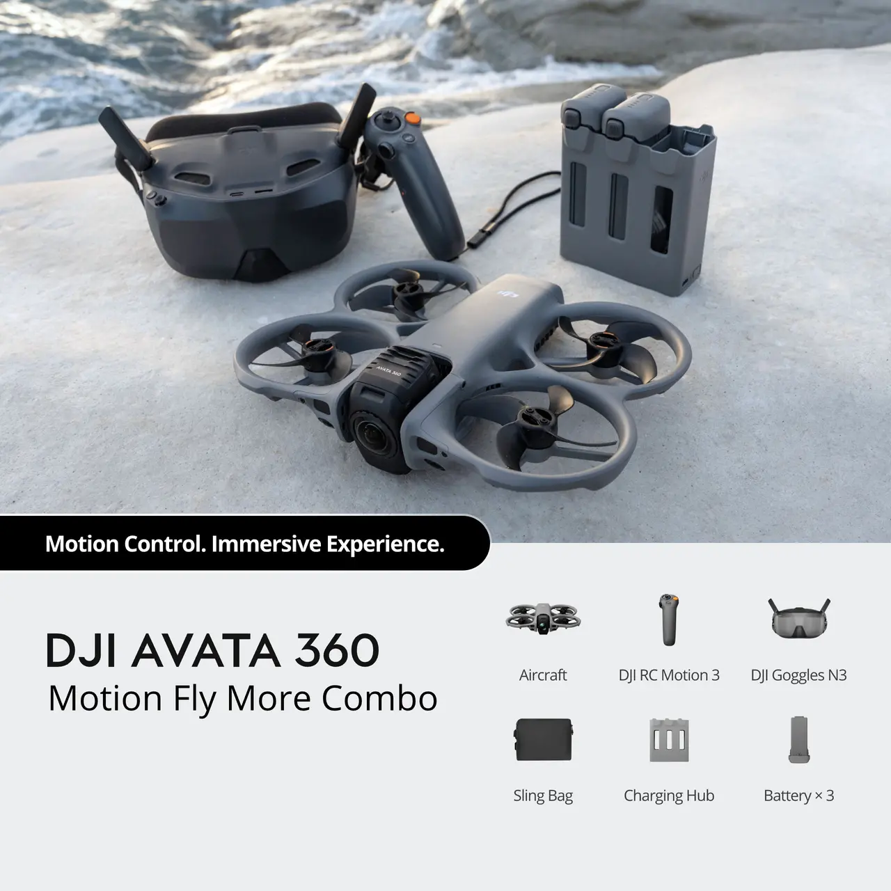 (DJI Avata 360 Motion Fly More Combo (DJI Goggles N3