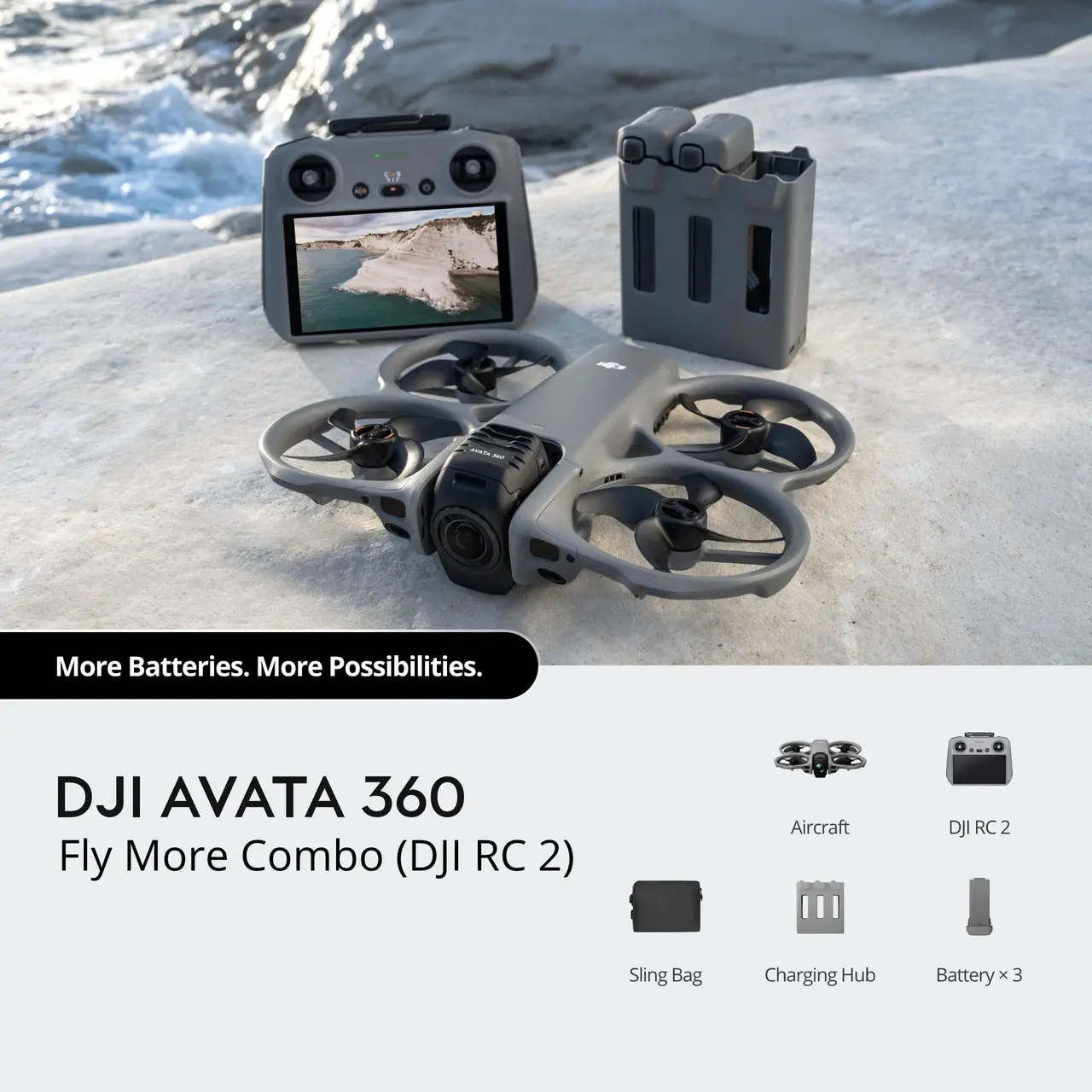 (DJI Avata 360 Fly More Combo (DJI RC 2